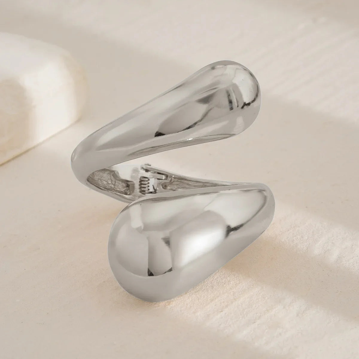 Stor Gourmette Armbånd Vanndråpe sølv