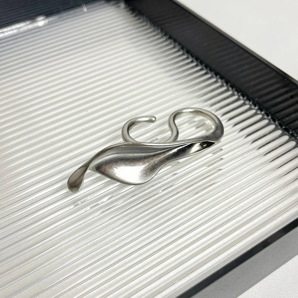 Bague Feuille de Lys argent