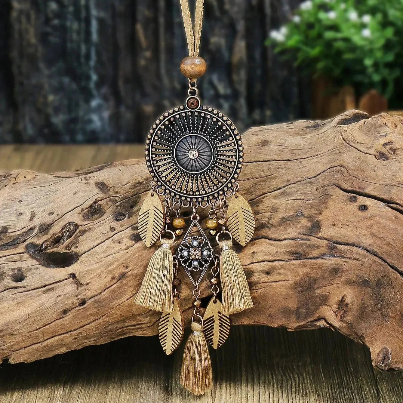 Collier Pendentif de Style Ethnique avec Franches style 1