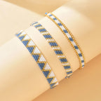 Set med 3 brasilianska armband med fin traditionell flätning