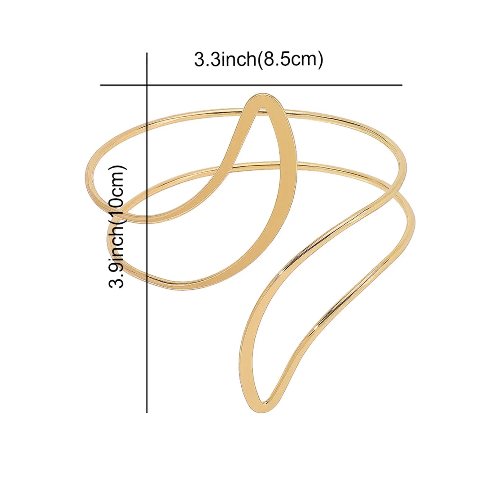 Elegant Overarmsornament - Armbånd og Bicepskæde til Kvinder