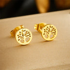 Smykkesæt Livets Træ Halskæde, Armbånd og Øreringe