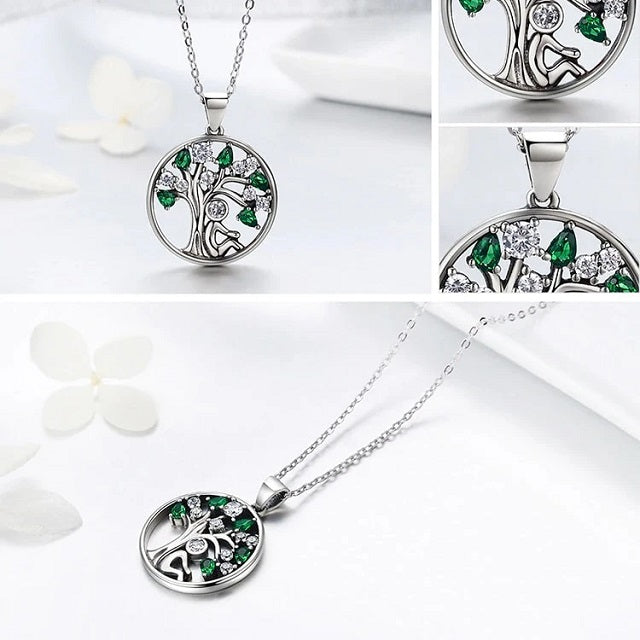 Sølv Livets Træ Vedhæng