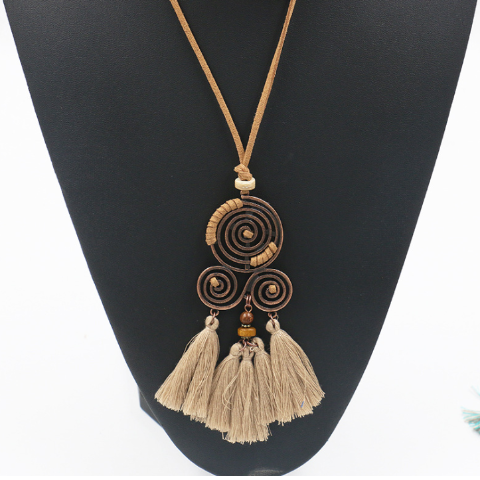 Pendentif Attrape Rêve beige