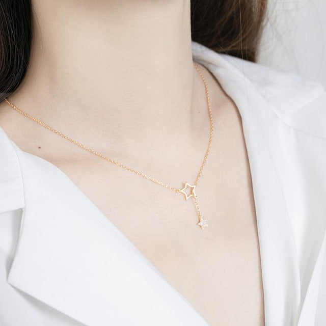 Guld Stjerne Vedhæng