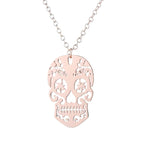 Hängsmycke Dödskalle Guld 