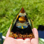 Pyramide Orgonite Beskyttelse & Meditasjon livets tre