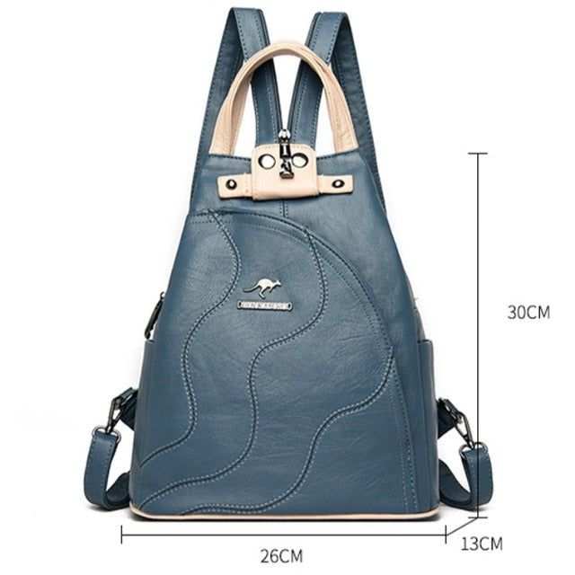 Damska torba na ramię ze skóry w kolorze czarnym 